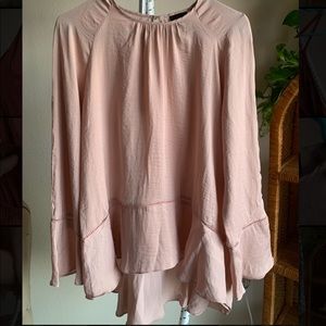 Blush pink blouse